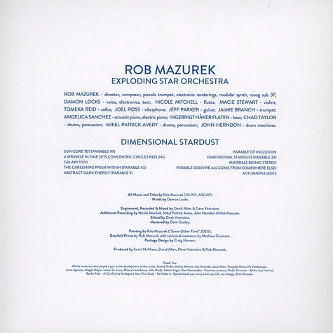 Rob Mazurek & Exploding Star Orchestra - Dimensional Stardust Black Vinyl Edition