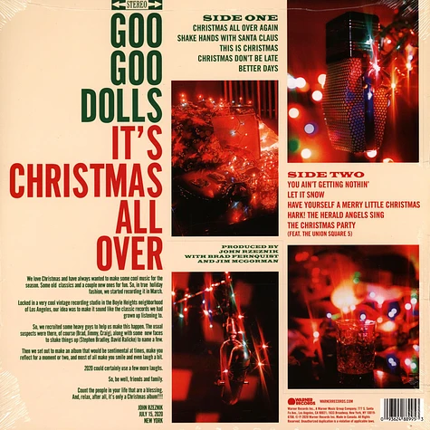 Goo Goo Dolls - It's Christmas All Over