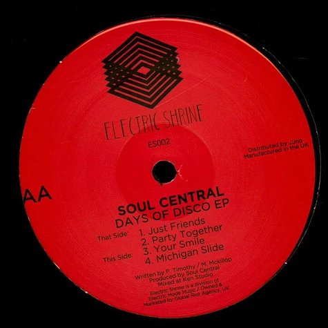 Soul Central - Days Of Disco EP