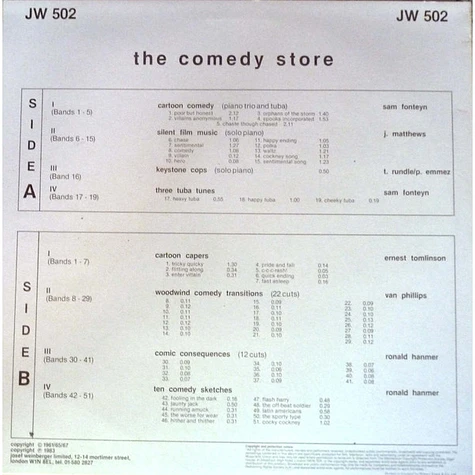 V.A. - The Comedy Store