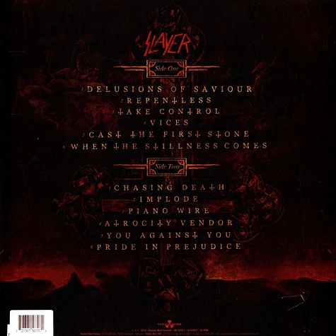 Slayer - Repentless Orange/Red Corona Vinyl Edition