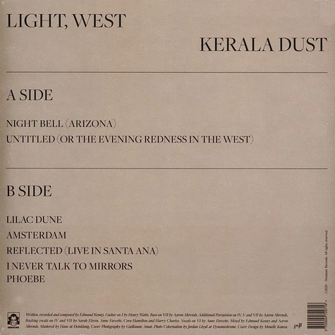 Kerala Dust - Light, West