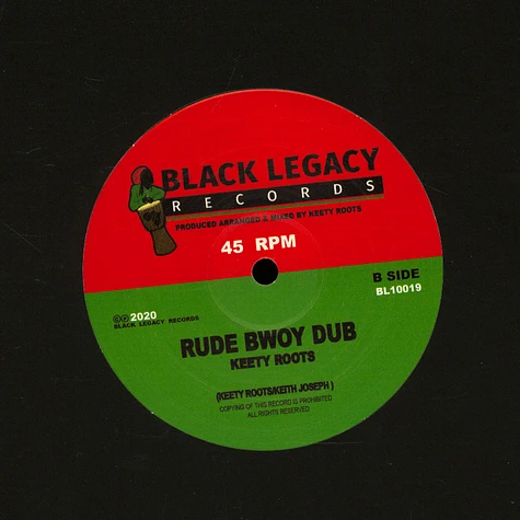 John Junior / Keety Roots - Rude Bwoy Face / Dub
