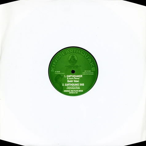 Barry Isaac - Earthquaker, Dub / Money, Dub