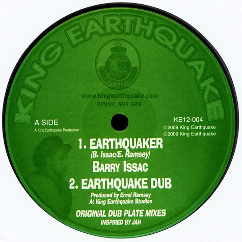 Barry Isaac - Earthquaker, Dub / Money, Dub