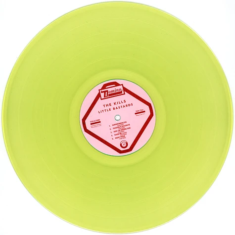 The Kills - Little Bastards Transparent Yellow Vinyl Edition