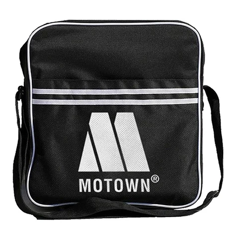 Motown - Logo Striped Messenger Bag
