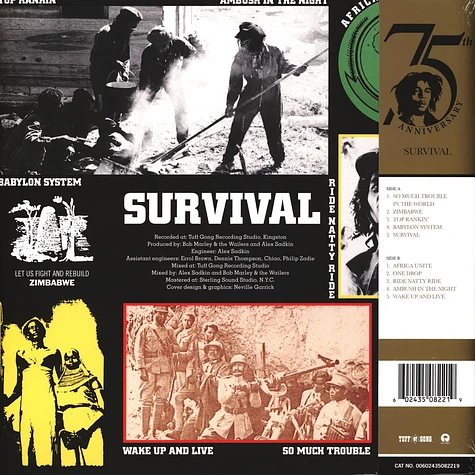 Bob Marley - Survival Limited Half Speed Mastered Edition