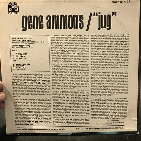 Gene Ammons - "Jug"