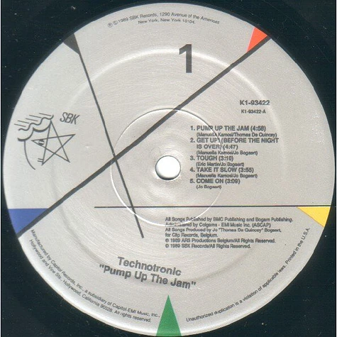 Technotronic - Pump Up The Jam