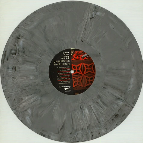 Grim Moses X Camoflauge Monk - The Proletarii White & Black Marbled Vinyl Edition