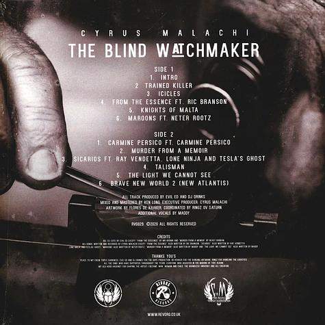 Cyrus Malachi - The Blind Watchmaker