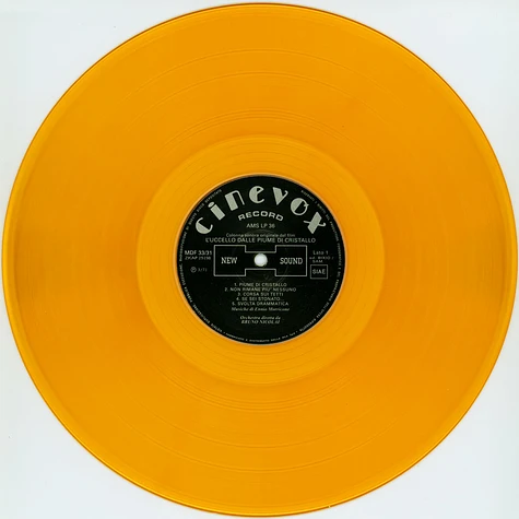 Ennio Morricone - OST L'uccello Dalle Piume Di Crisallo Clear Orange Vinyl Edition