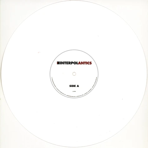 Interpol - Antics Colored White Vinyl Edition Edition