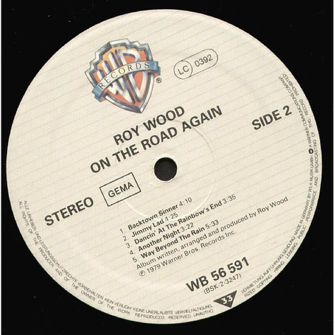 Roy Wood - On The Road Again