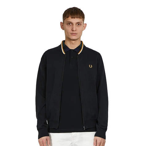 Fred Perry - Knitted Zip Through Bomber