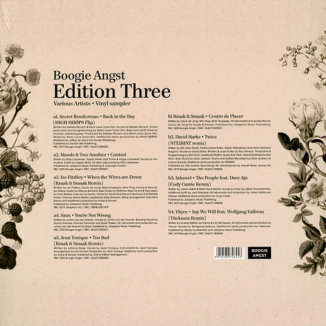 V.A. - Boogie Angst Edition Three Vinyl Sampler