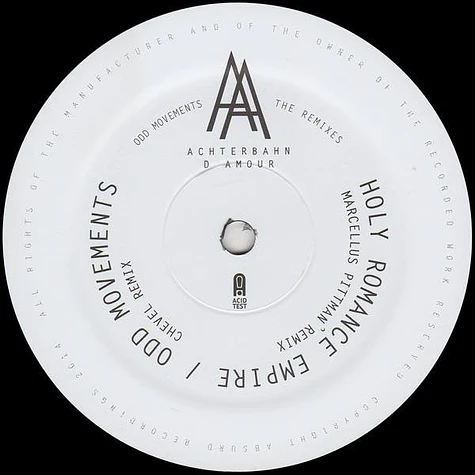Achterbahn D'Amour - Odd Movements - The Remixes