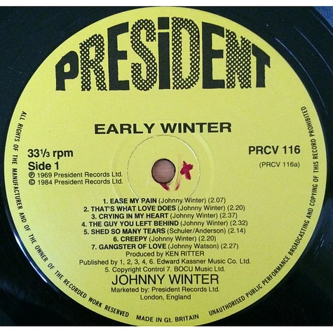 Johnny Winter - Early Winter