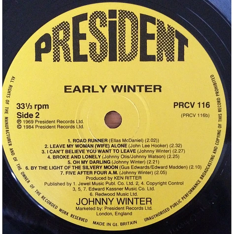 Johnny Winter - Early Winter