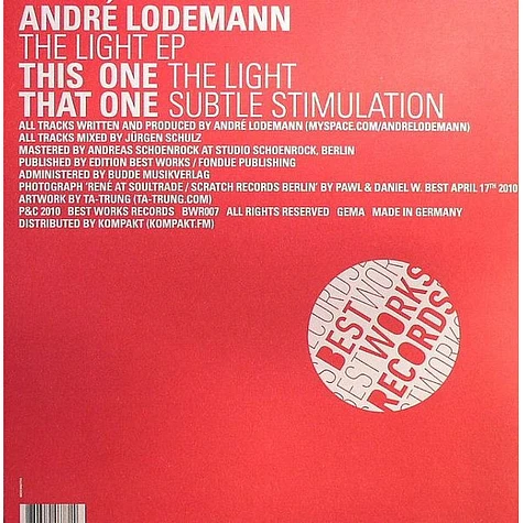 Andre Lodemann - The Light EP