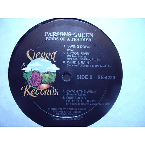 Parsons Green - Birds Of A Feather