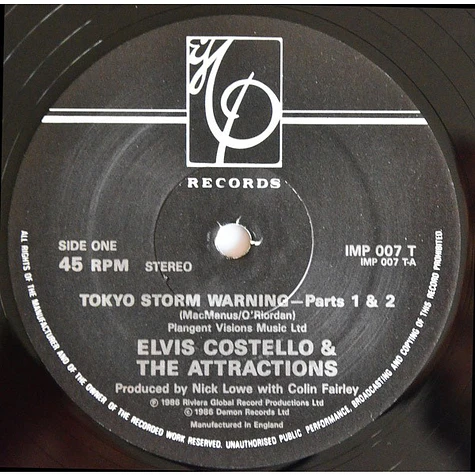 Elvis Costello & The Attractions - Tokyo Storm Warning Pts 1 & 2