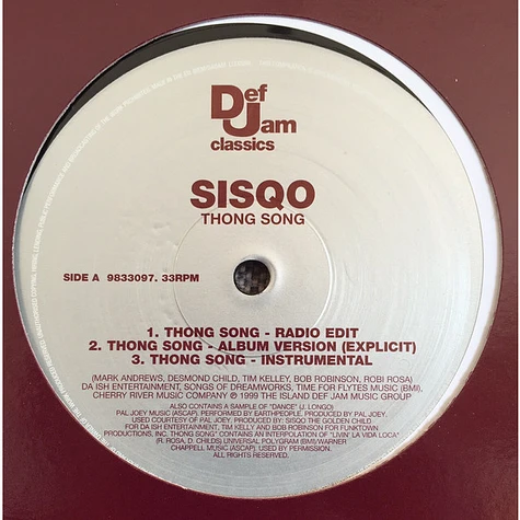 Sisqo - Thong Song/Got To Get It