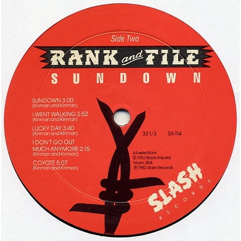 Rank & File - Sundown