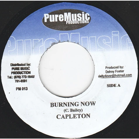 Capleton / Mr. Murphy - Burning Now / Stamina And Energy