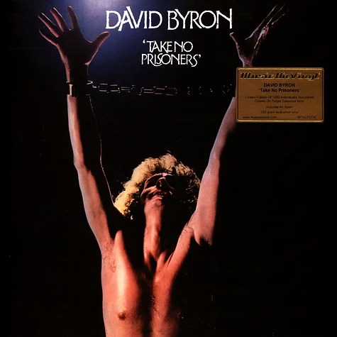 David Byron - Take No Prisoners Purple Vinyl Edition