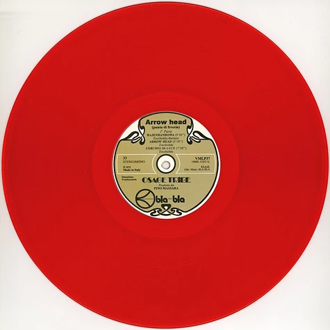 Osage Tribe - Arrow Head Red Vinyl Edition