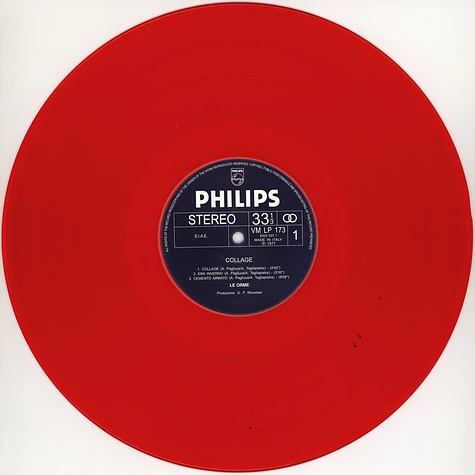 Le Orme - Collage Red Vinyl Edition
