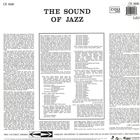 V.A. - The Sound Of Jazz 45rpm, 200g Vinyl Edition