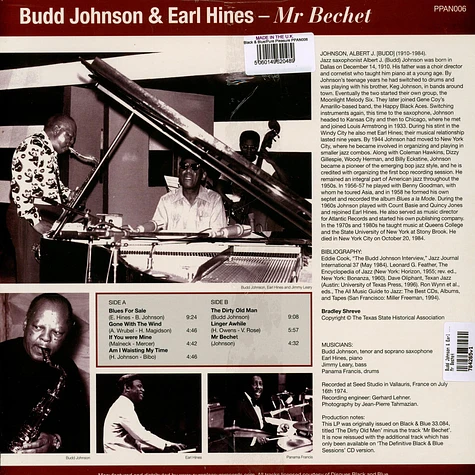 Budd Johnson & Earl Hines - Mr Bechet