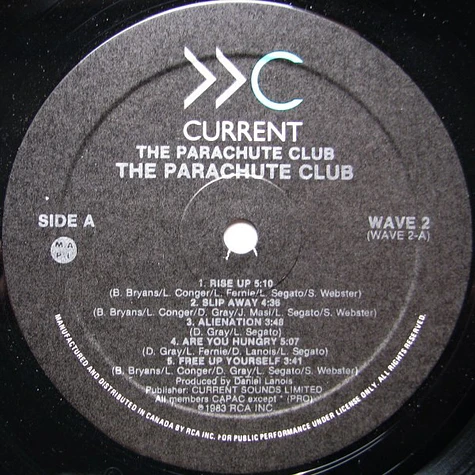 The Parachute Club - The Parachute Club