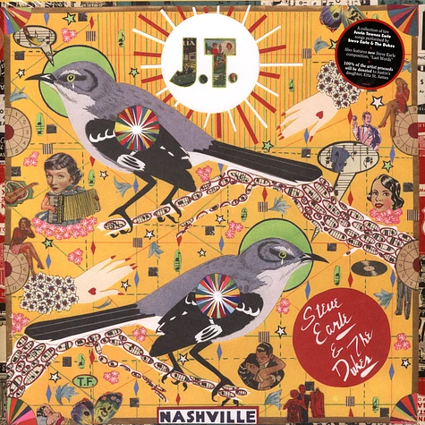 Steve Earle & The Dukes - J.T. Black Vinyl Edition