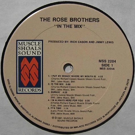 The Rose Brothers - In The Mix