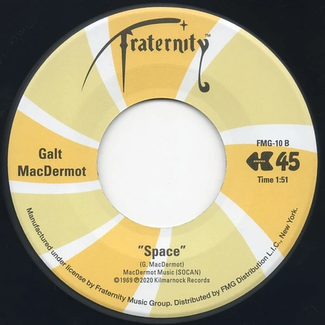 Galt MacDermot - Coffee Cold / Space Black Vinyl Edition