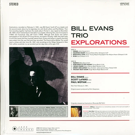 The Bill Evans Trio - Explorations