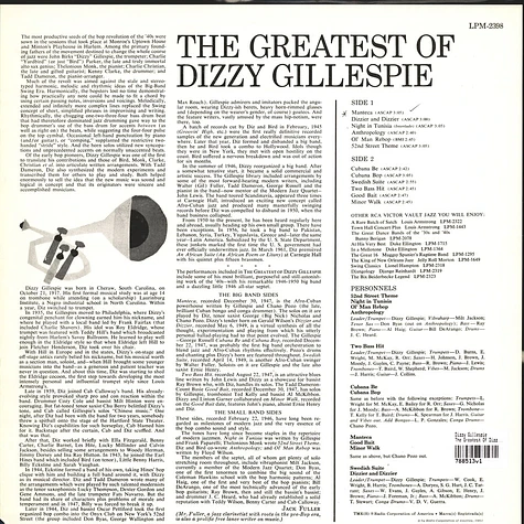 Dizzy Gillespie - The Greatest Of Dizzy Gillespie