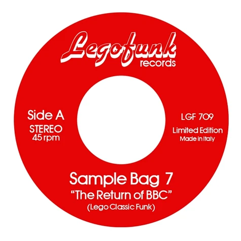 Lego Edit - Sample Bag 7 Black Vinyl Edition