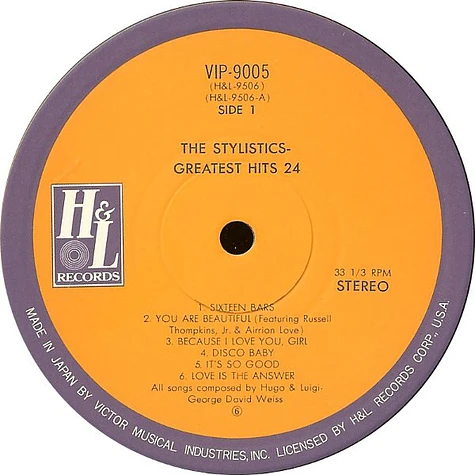 The Stylistics - Greatest Hits 24