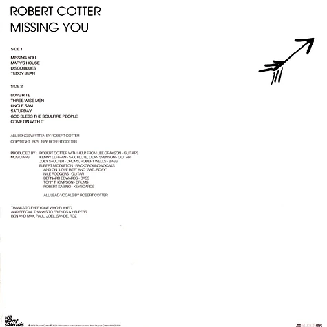 Robert Cotter - Missing You