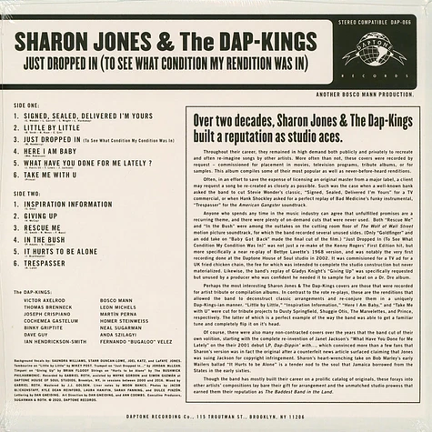 Sharon Jones & The Dap-Kings - Just Dropped In