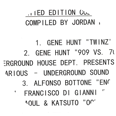 Gene Hunt - Underground Sounds Of Italia