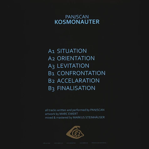 Pan/Scan - Kosmonauter Black Vinyl Edition