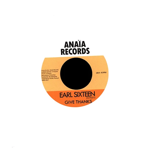 Earl Sixteen - Give Thanks / Instrumental