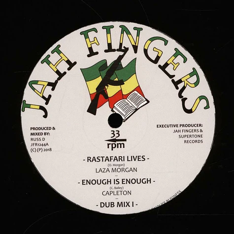 Laza Morgan, Capleton / Digistep, Russ D - Rastafari Lives, Enough Is Enough, Dub 1 / Protection, Dub 2, Dub 3