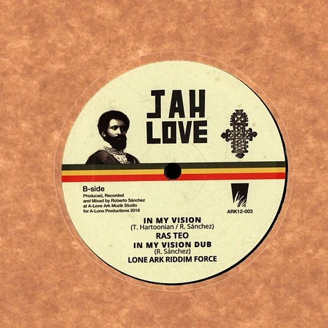 Ras Teo & Lone Ark Riddim Force - Father House / In My Vision, Dub